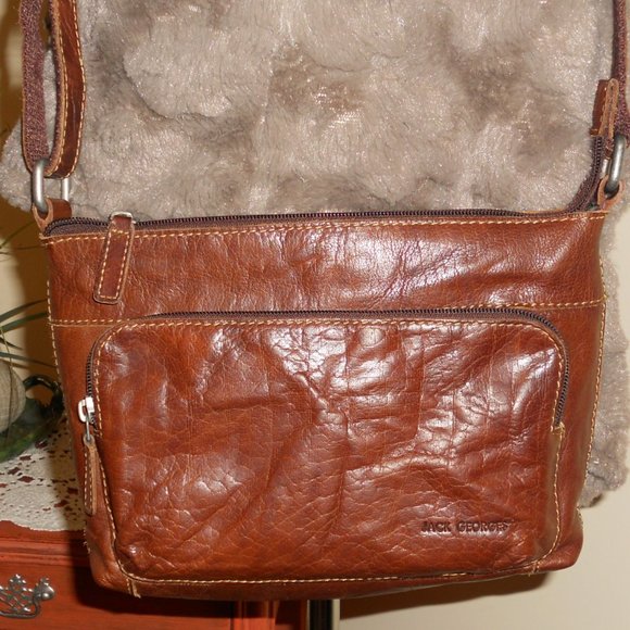 Jack Bags Jack Brown Leather Voyager Mini City